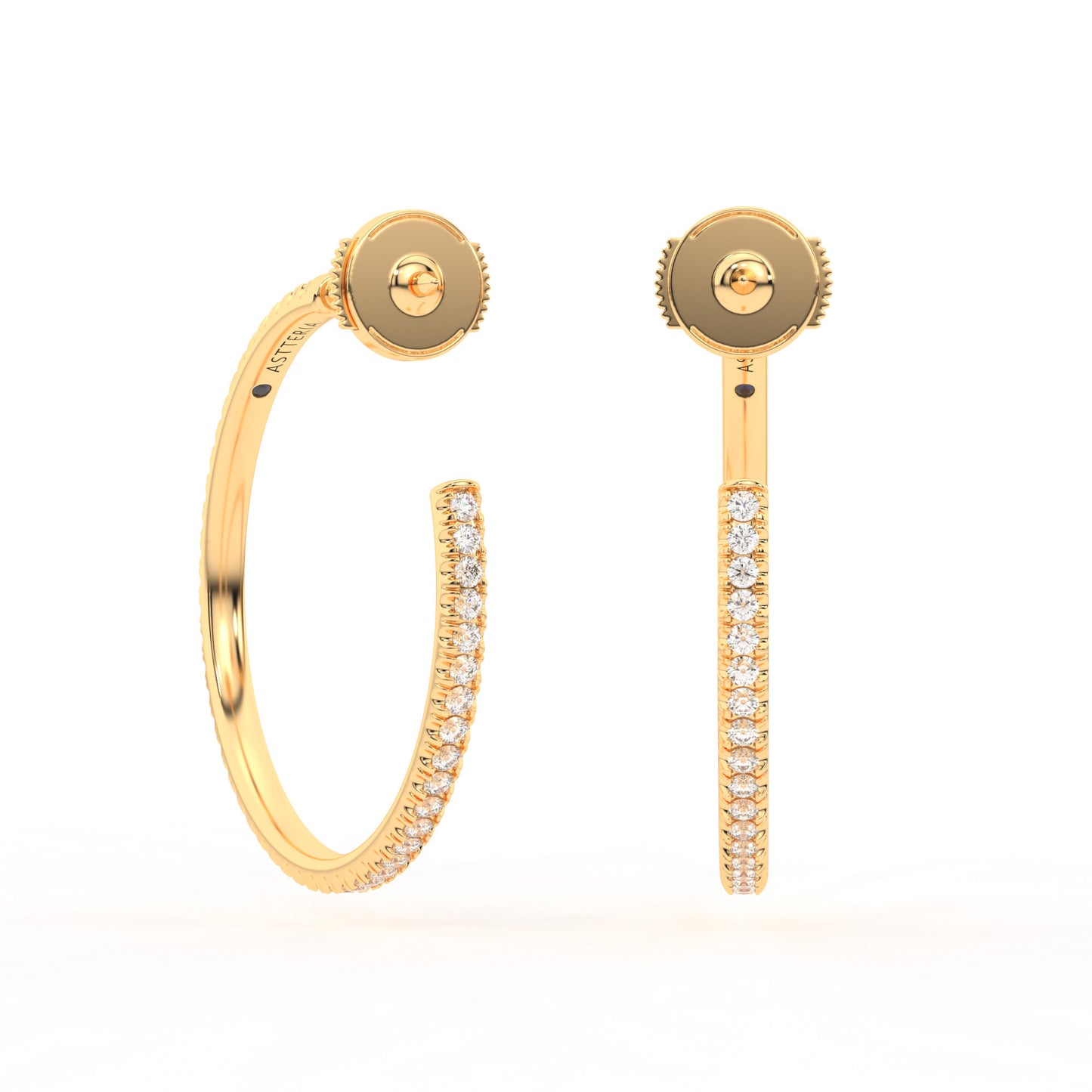 14K yellow gold, 18K yellow gold