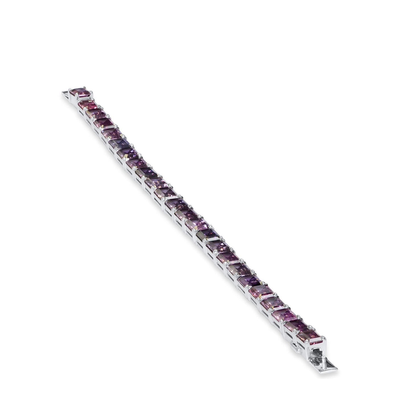 צמיד ספינל סגול טבעי, 23.68 קראט, לא מחומם