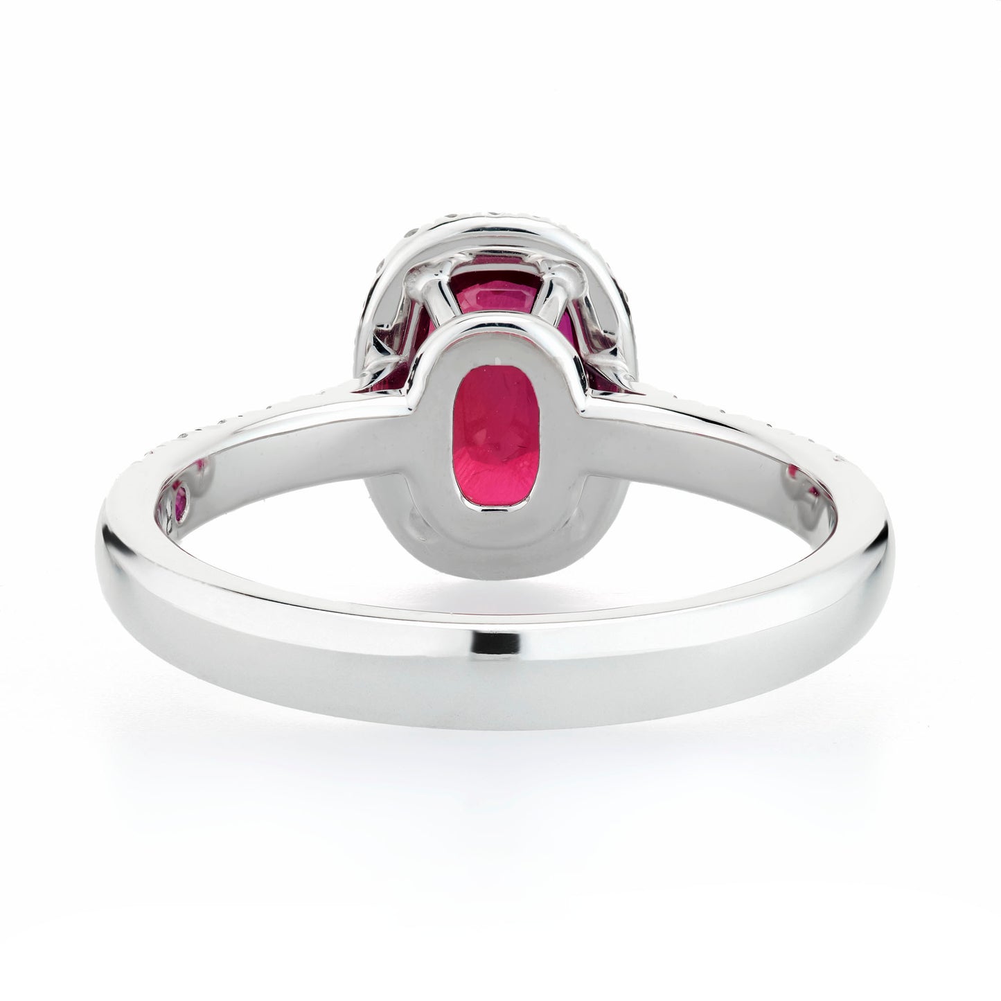 Natural Red Ruby Ring, 1.88 Ct. TW