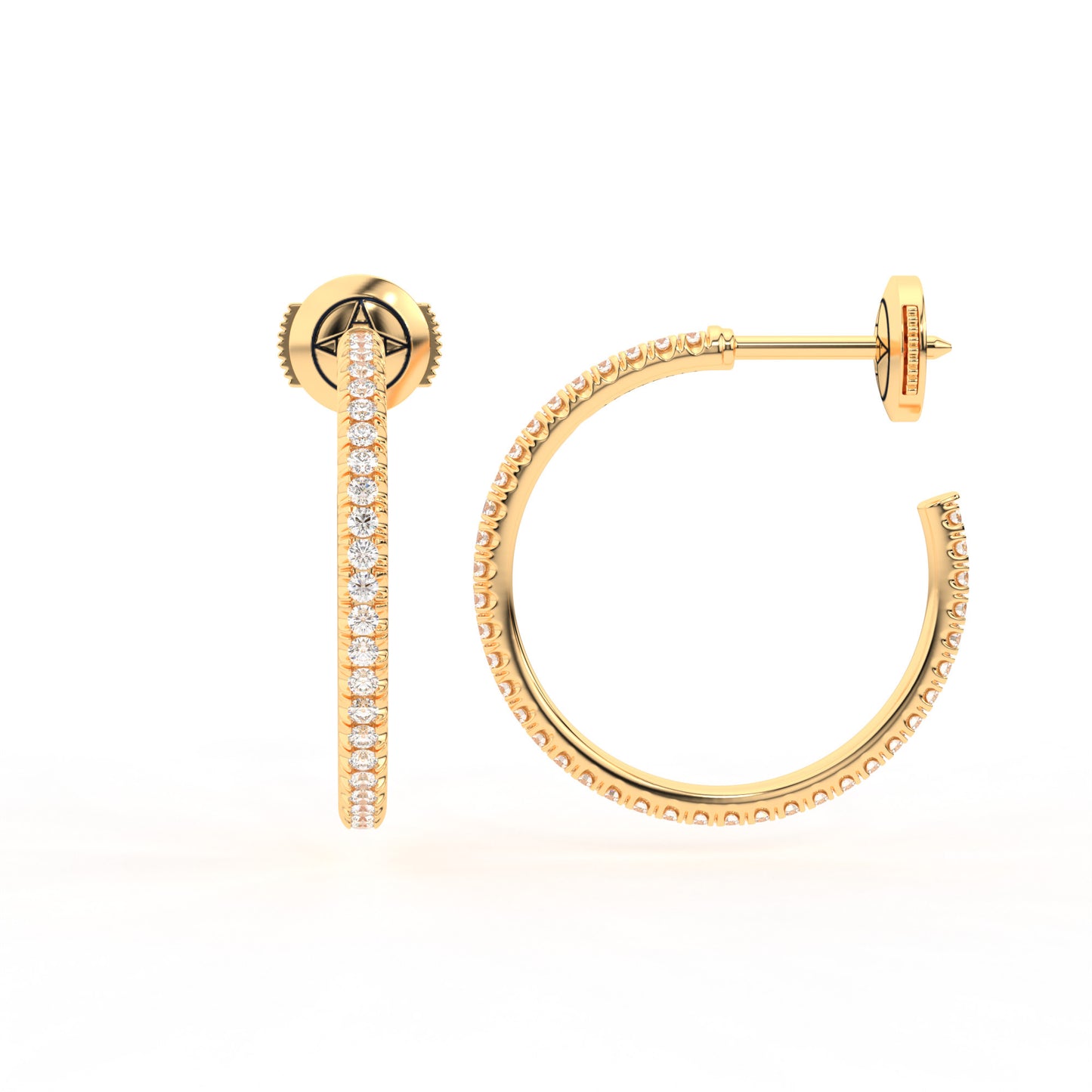 14K yellow gold, 18K yellow gold
