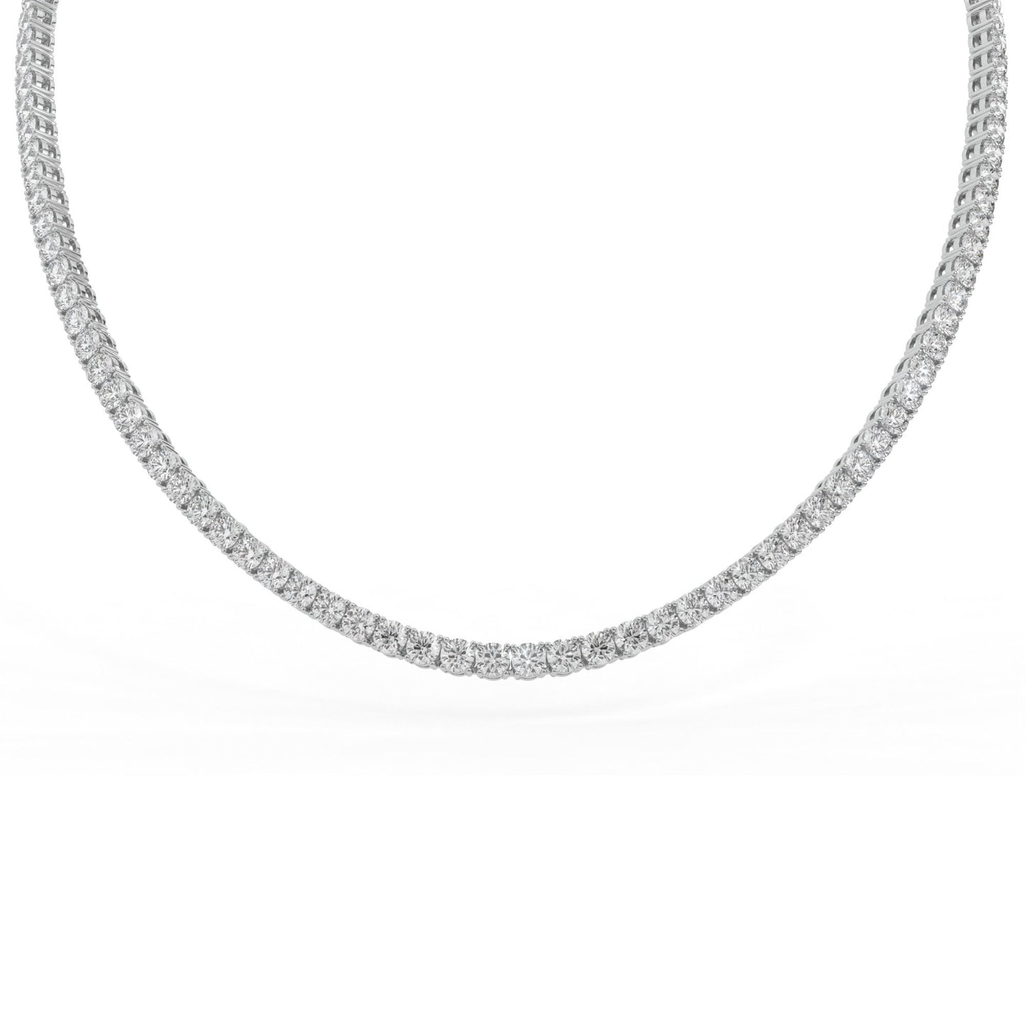 14K white gold, 18K white gold