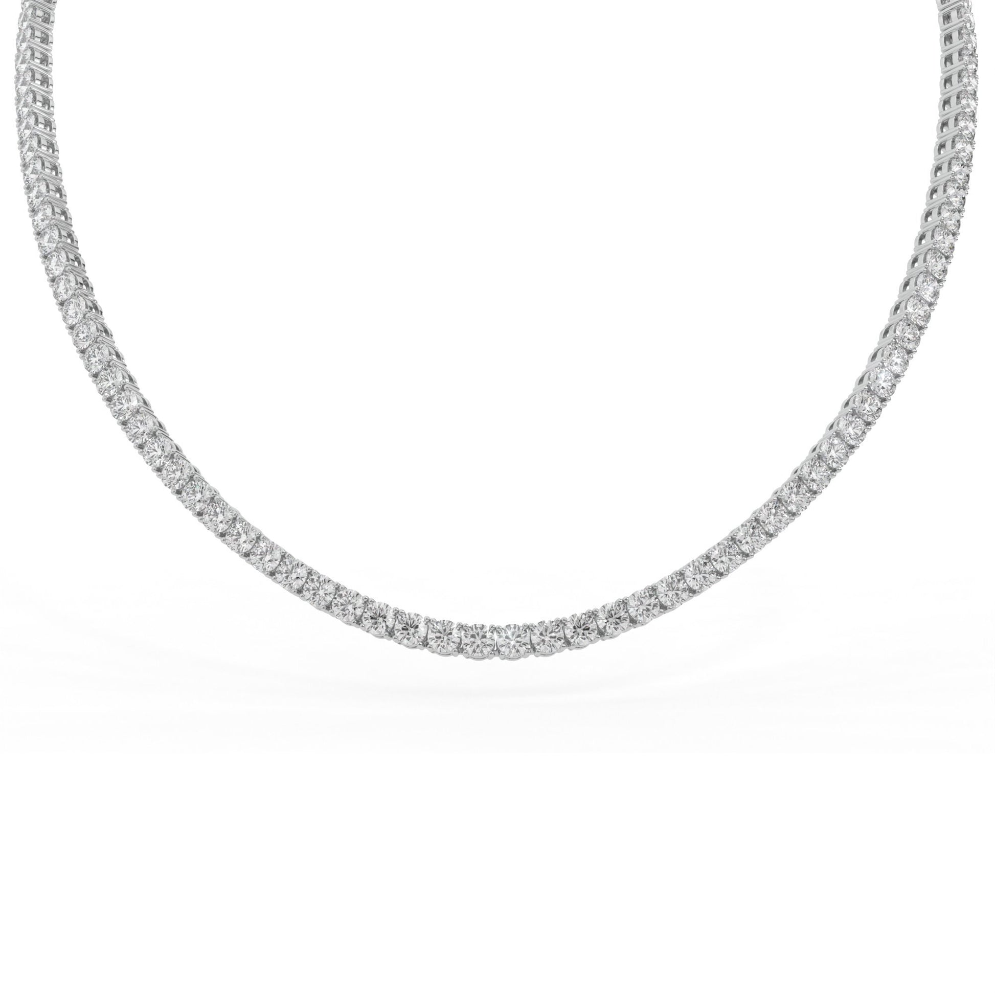 14K white gold, 18K white gold