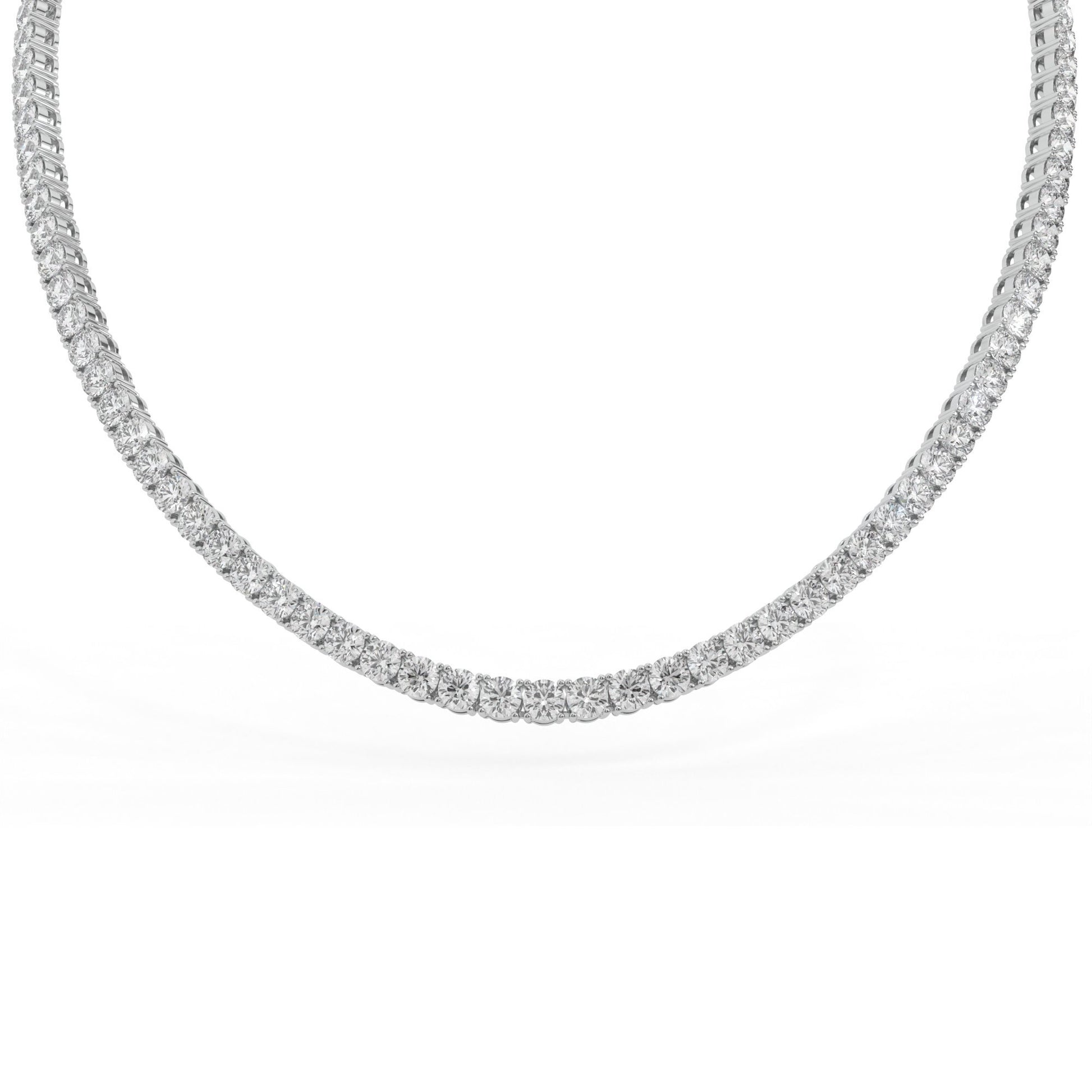 14K white gold, 18K white gold