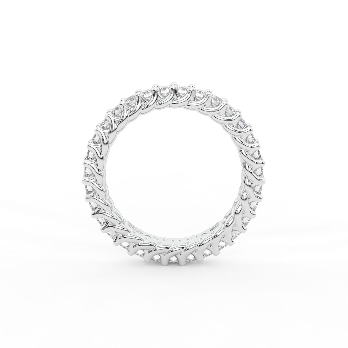 14K white gold, 18K white gold