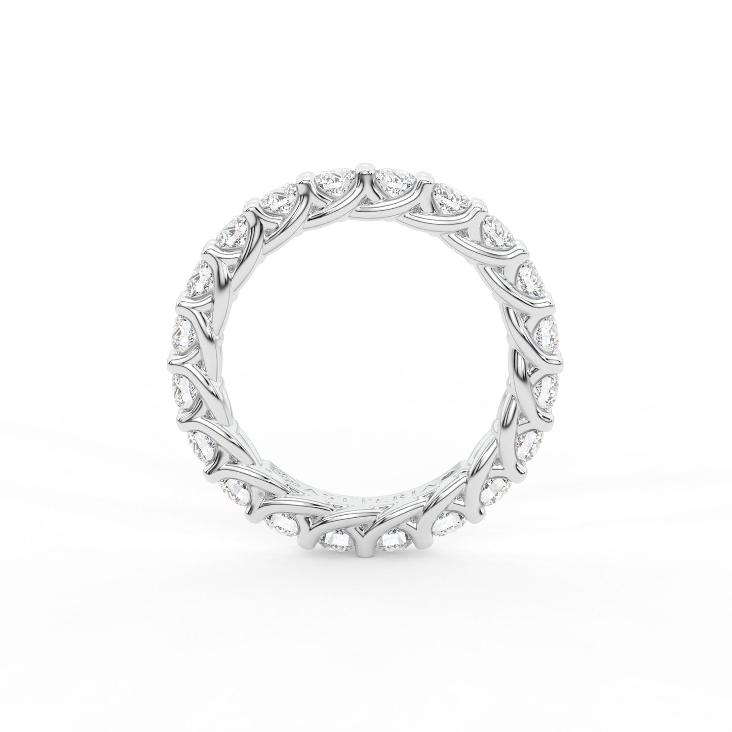 14K white gold, 18K white gold
