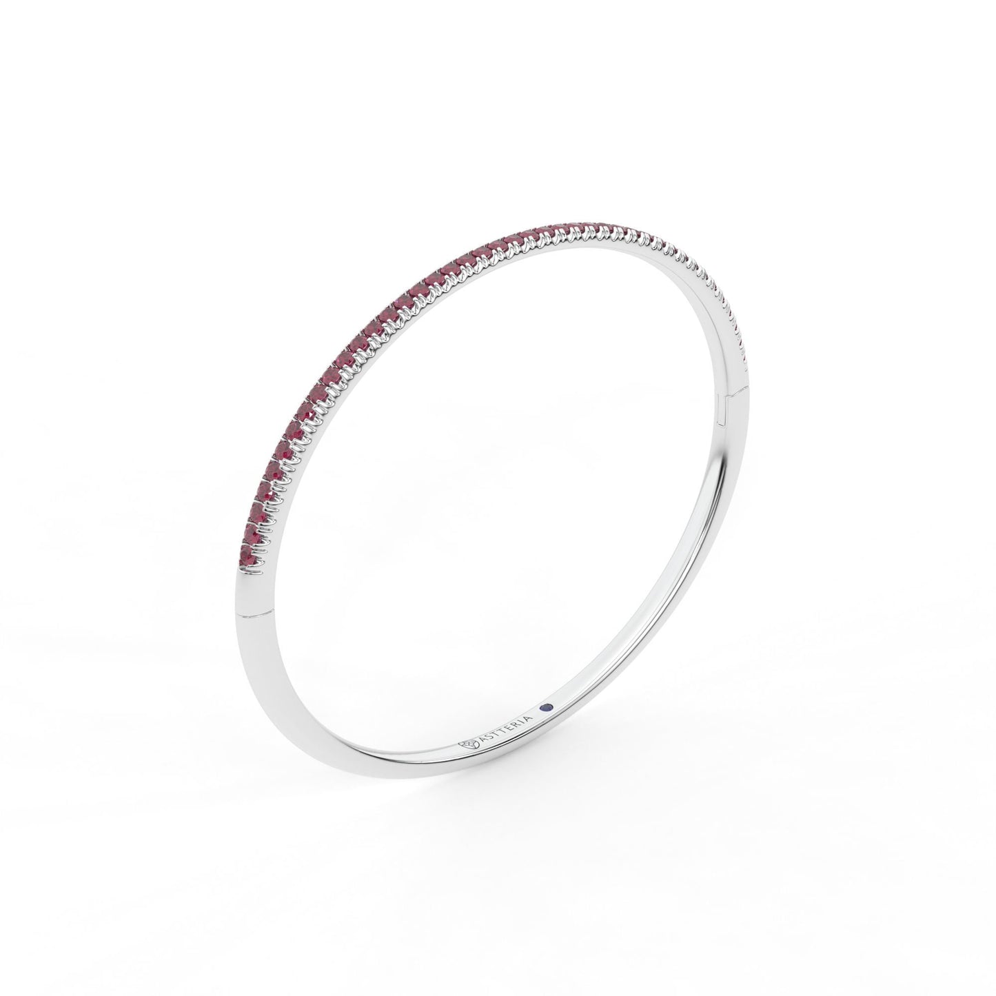 14K white gold, 18K white gold