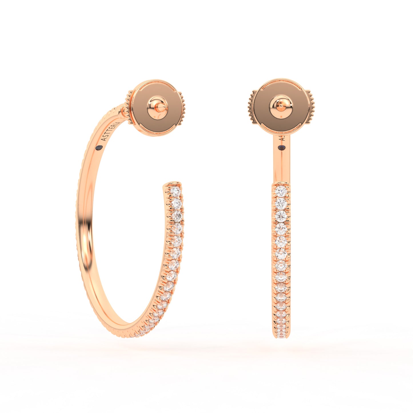 14K rose gold, 18K rose gold