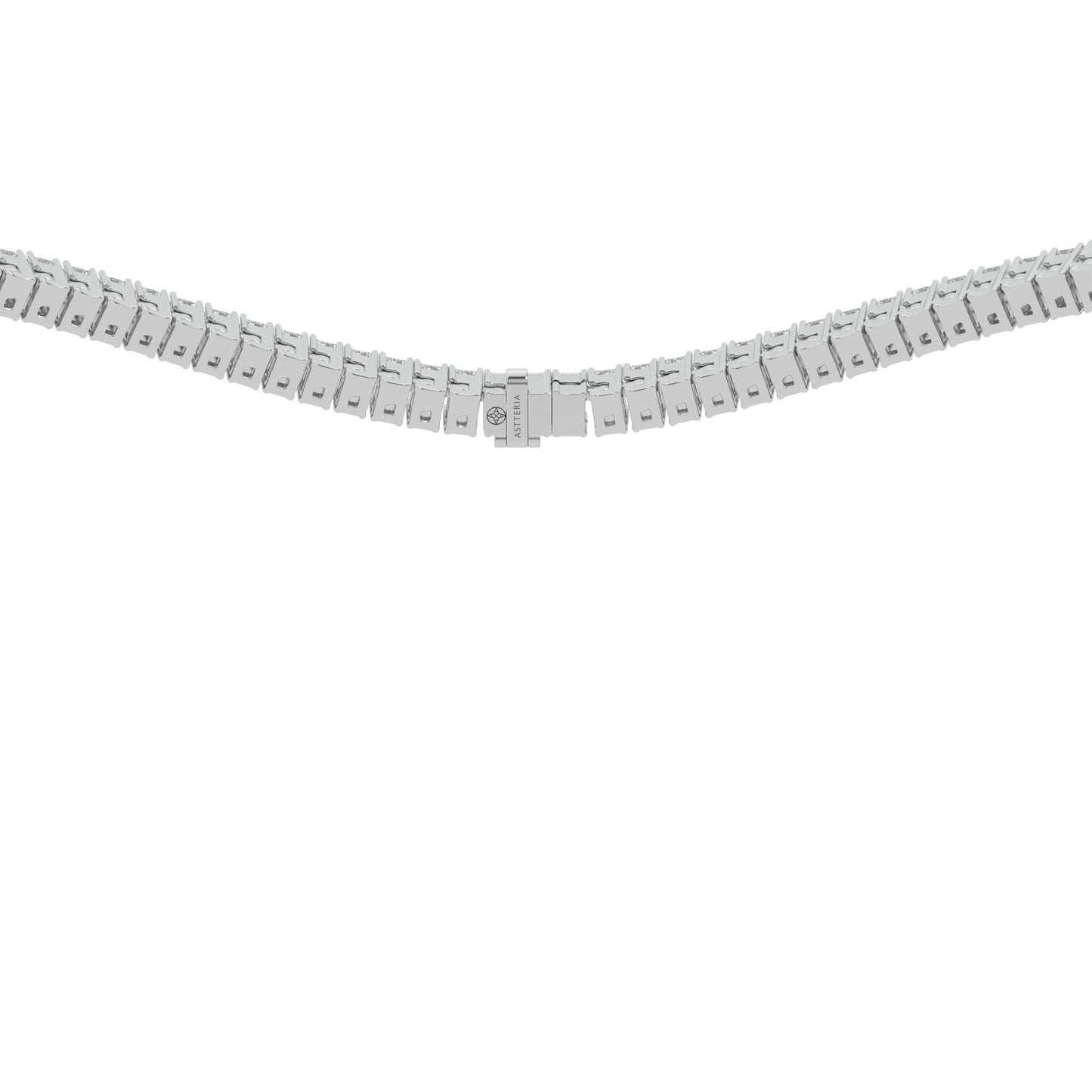 14K white gold, 18K white gold