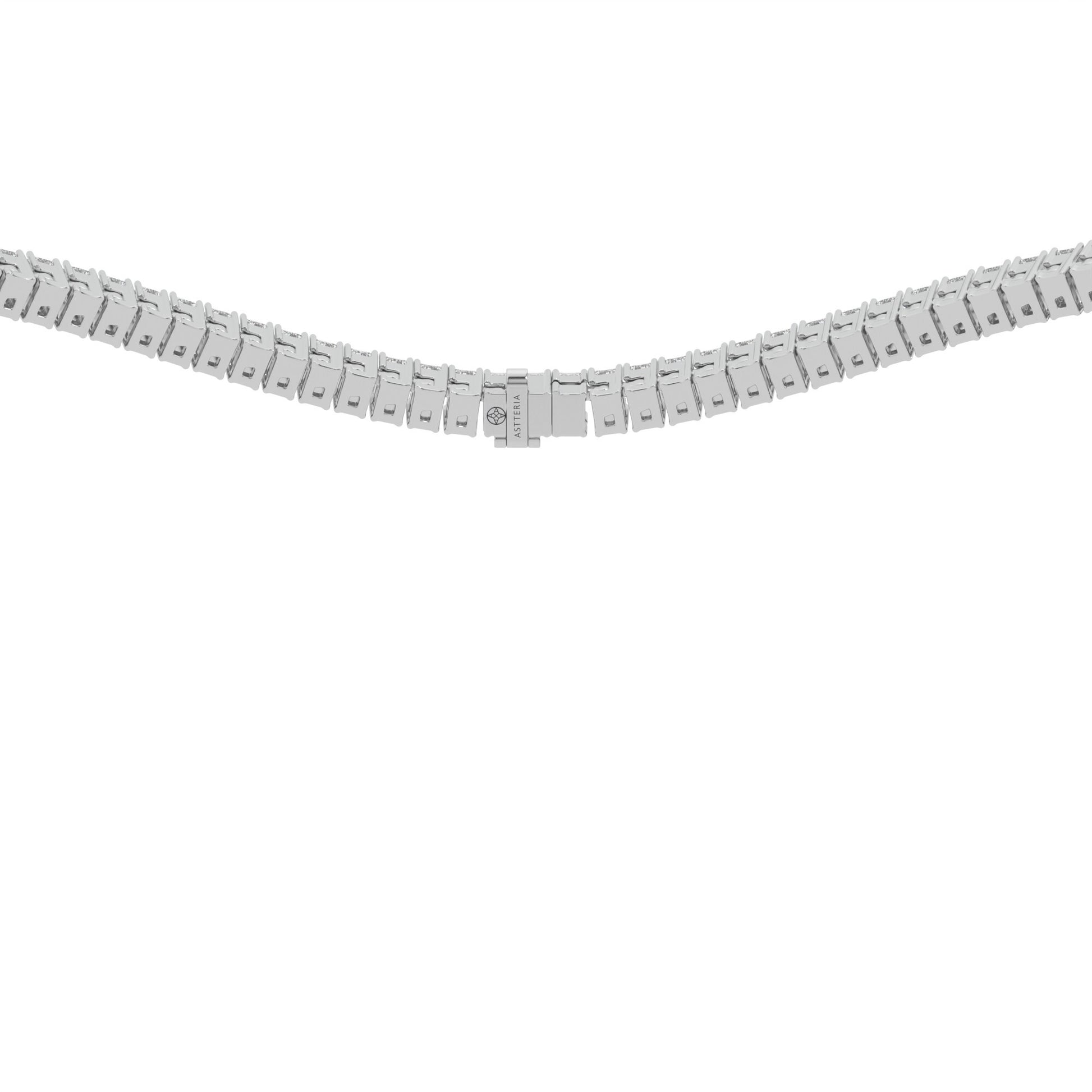 14K white gold, 18K white gold