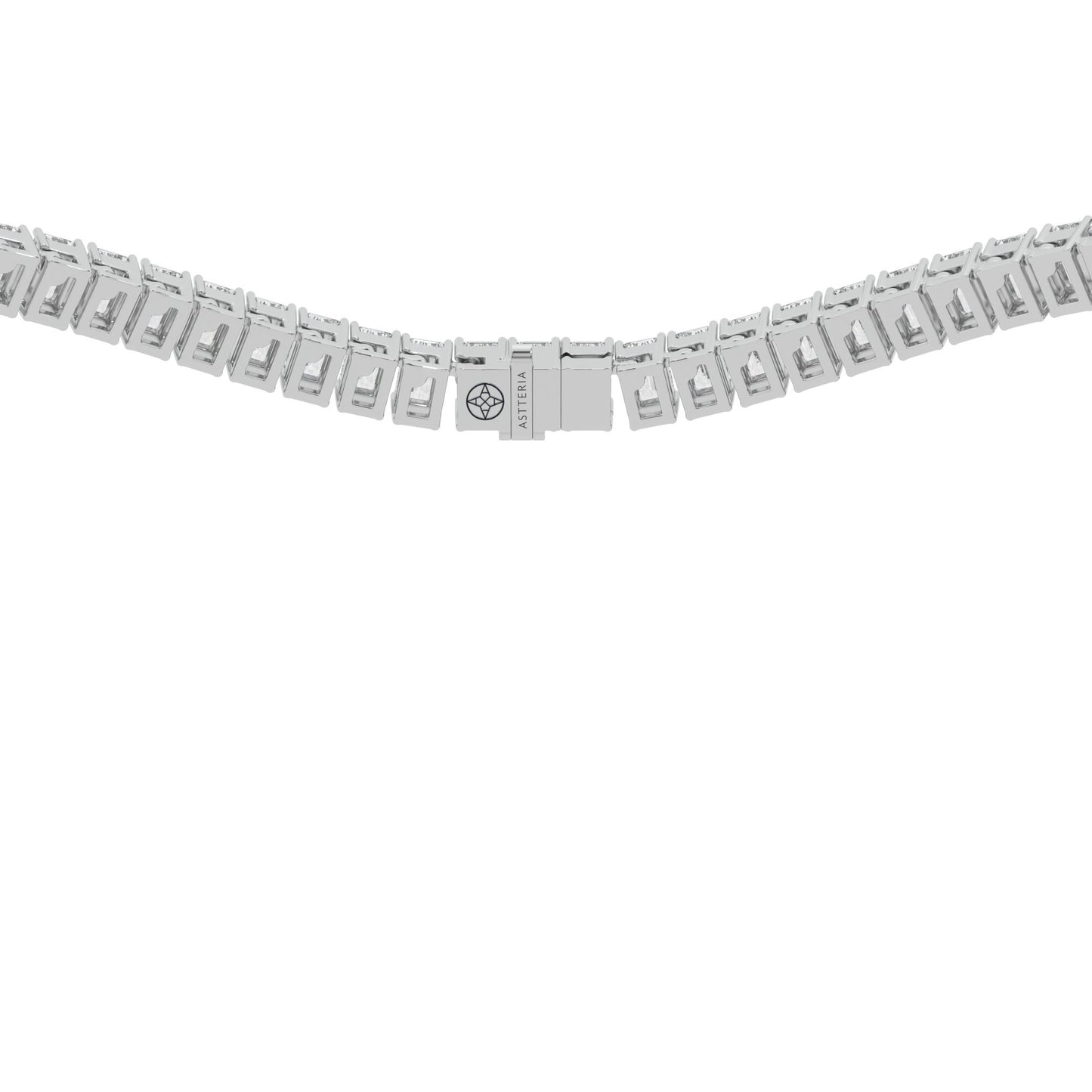 14K white gold, 18K white gold