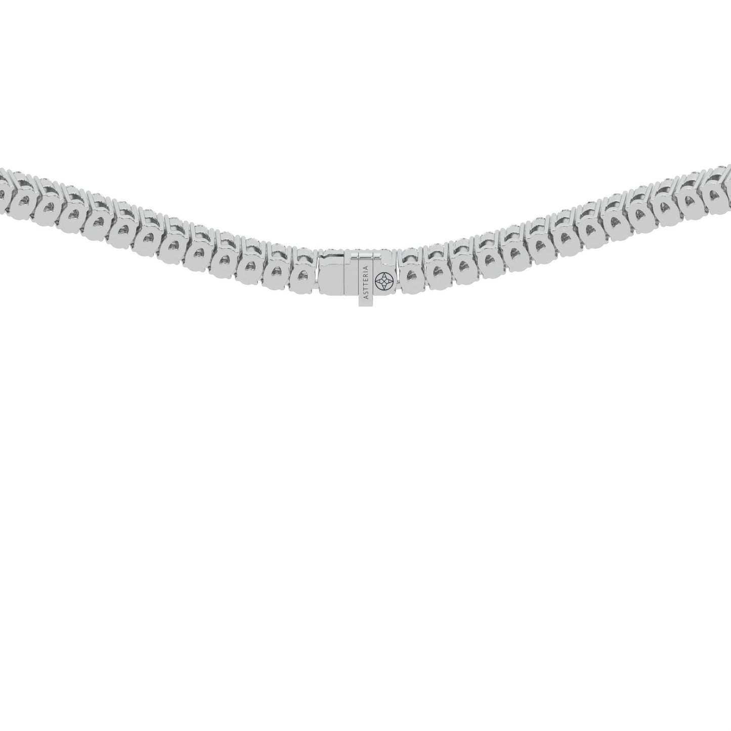 14K white gold, 18K white gold