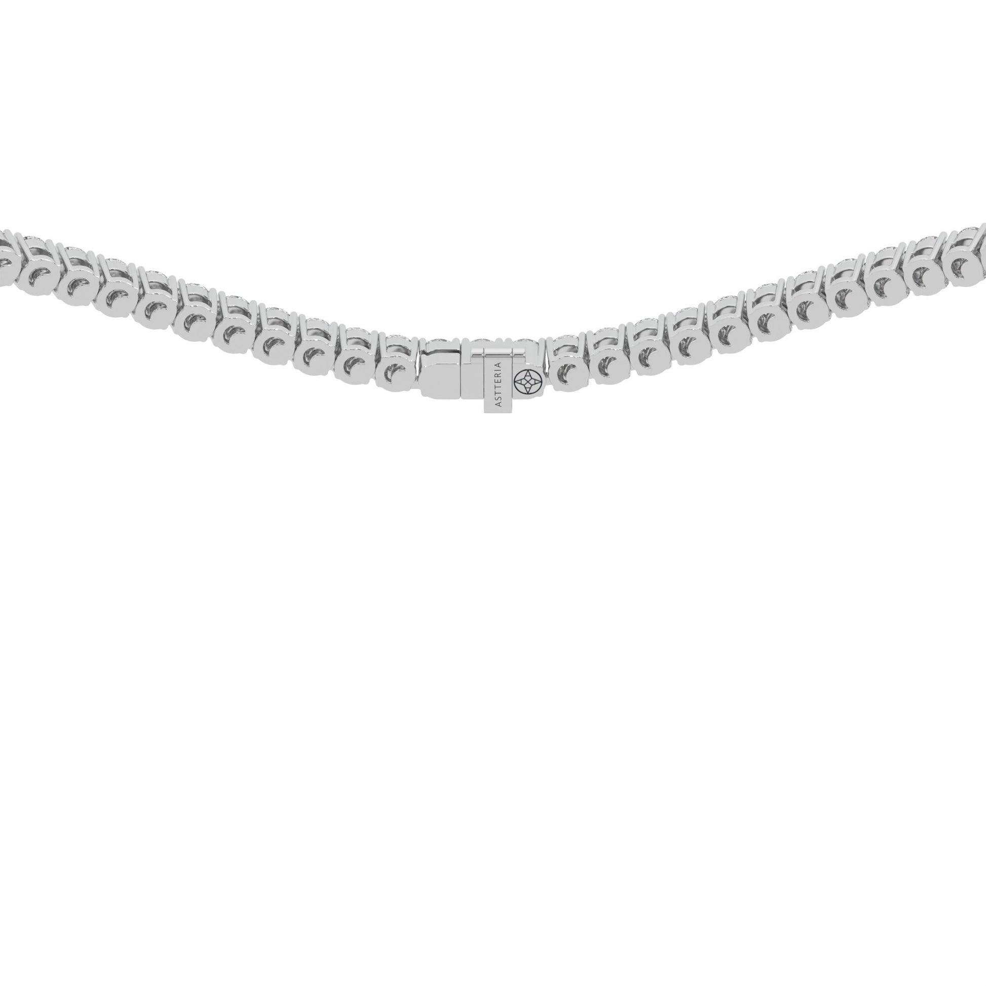 14K white gold, 18K white gold