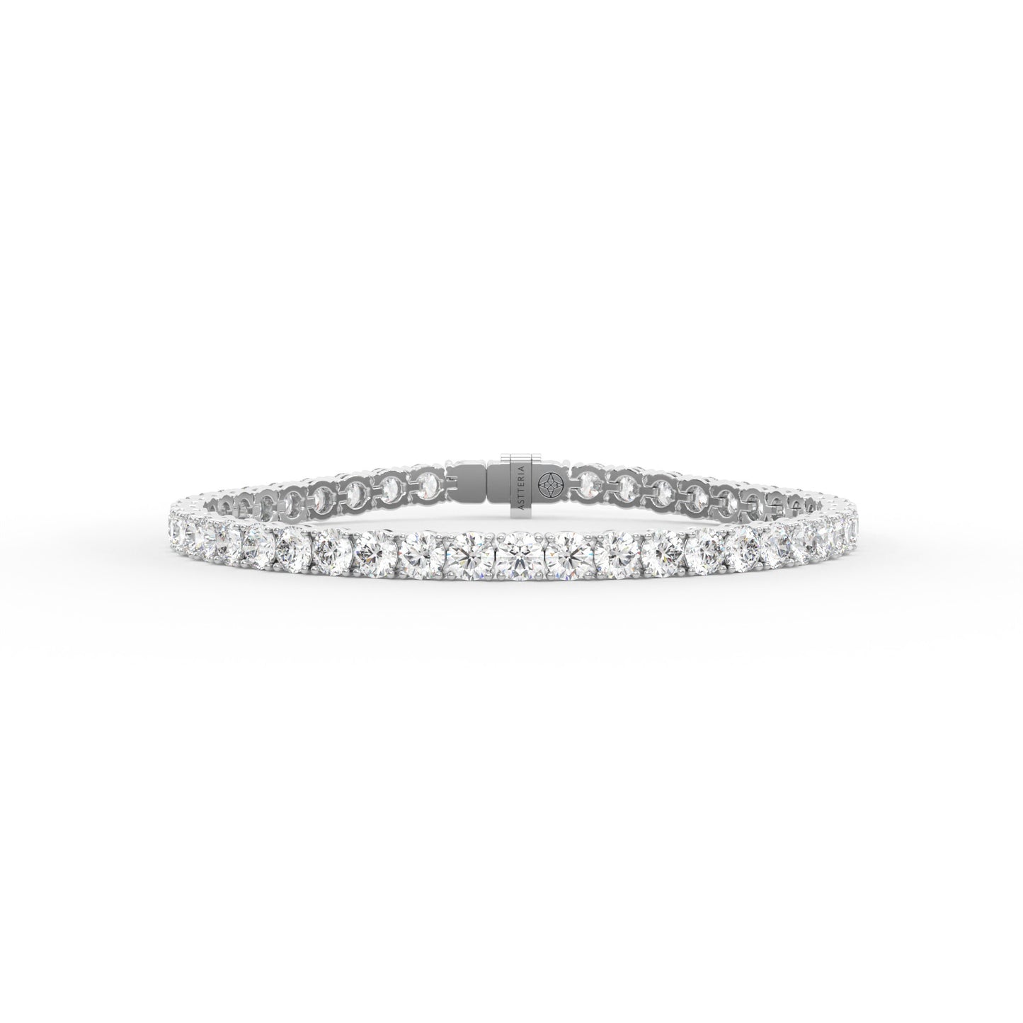 14K white gold, 18K white gold