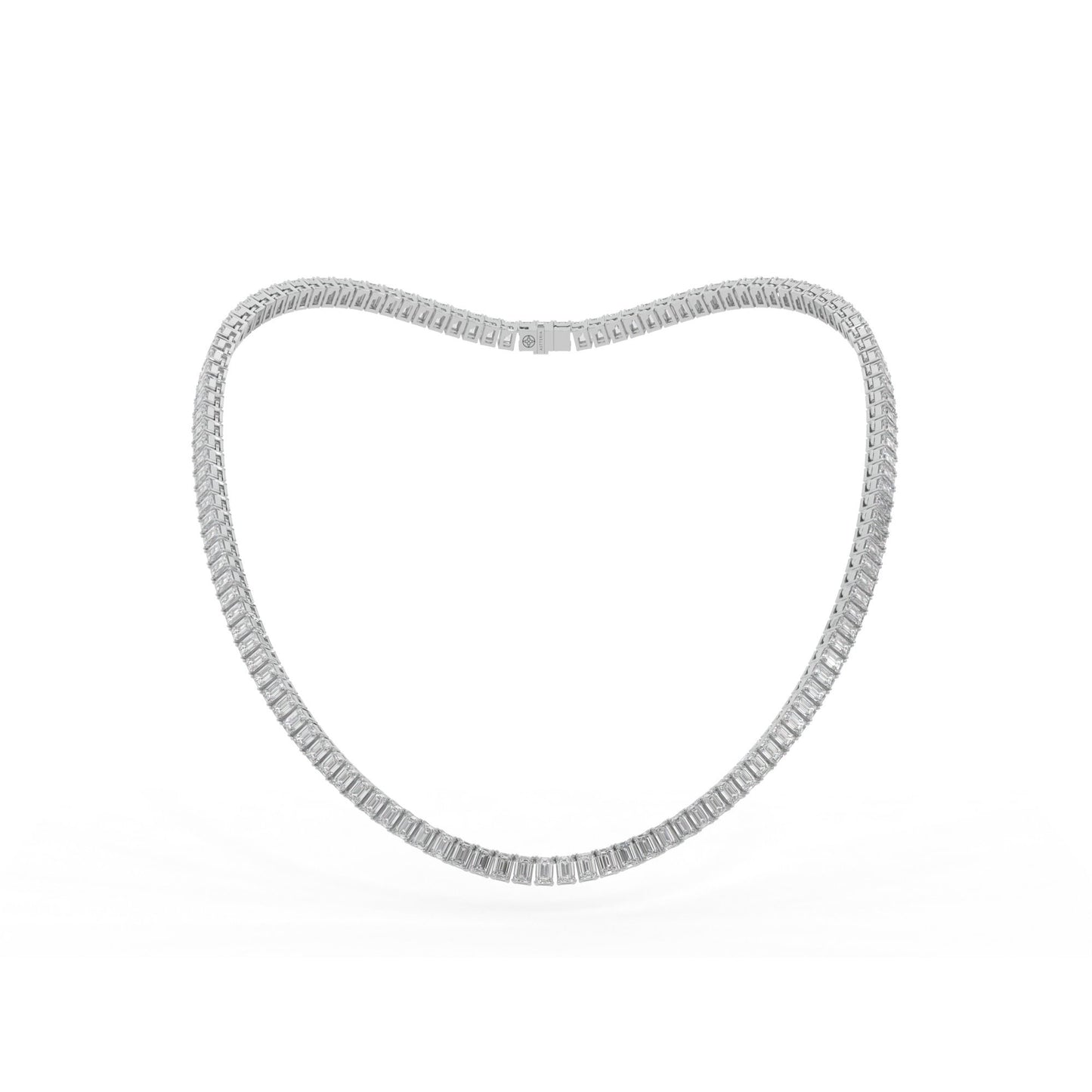 14K white gold, 18K white gold