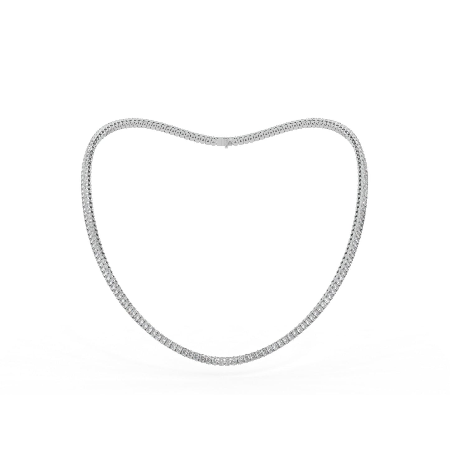 14K white gold, 18K white gold