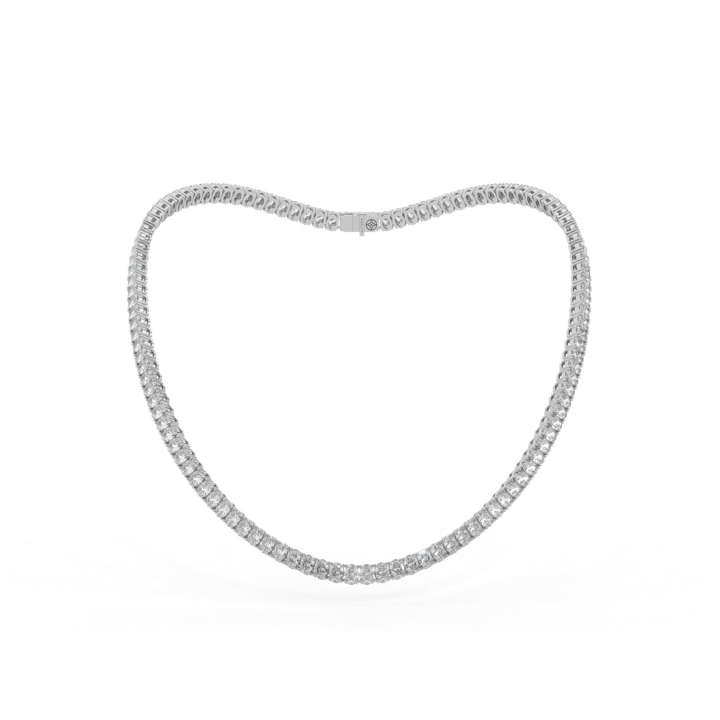 14K white gold, 18K white gold