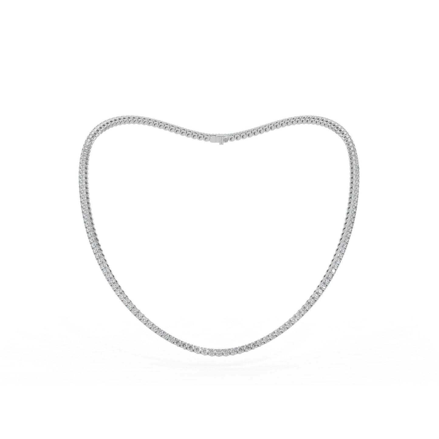 14K white gold, 18K white gold