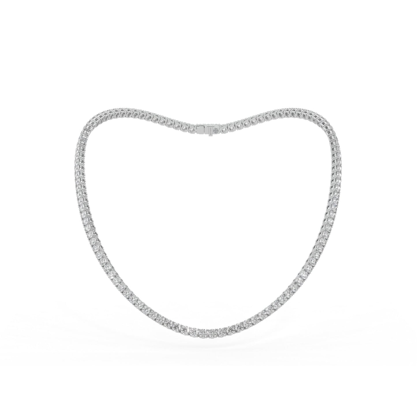 14K white gold, 18K white gold