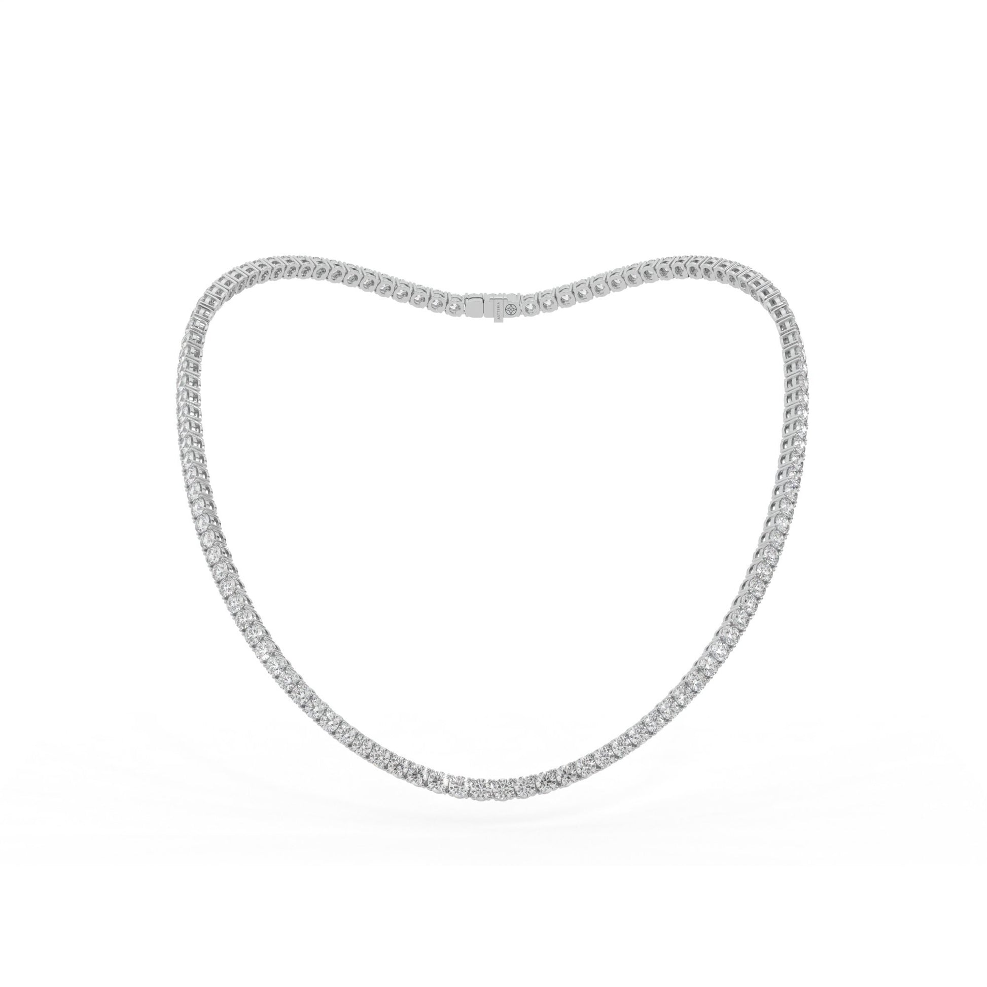 14K white gold, 18K white gold