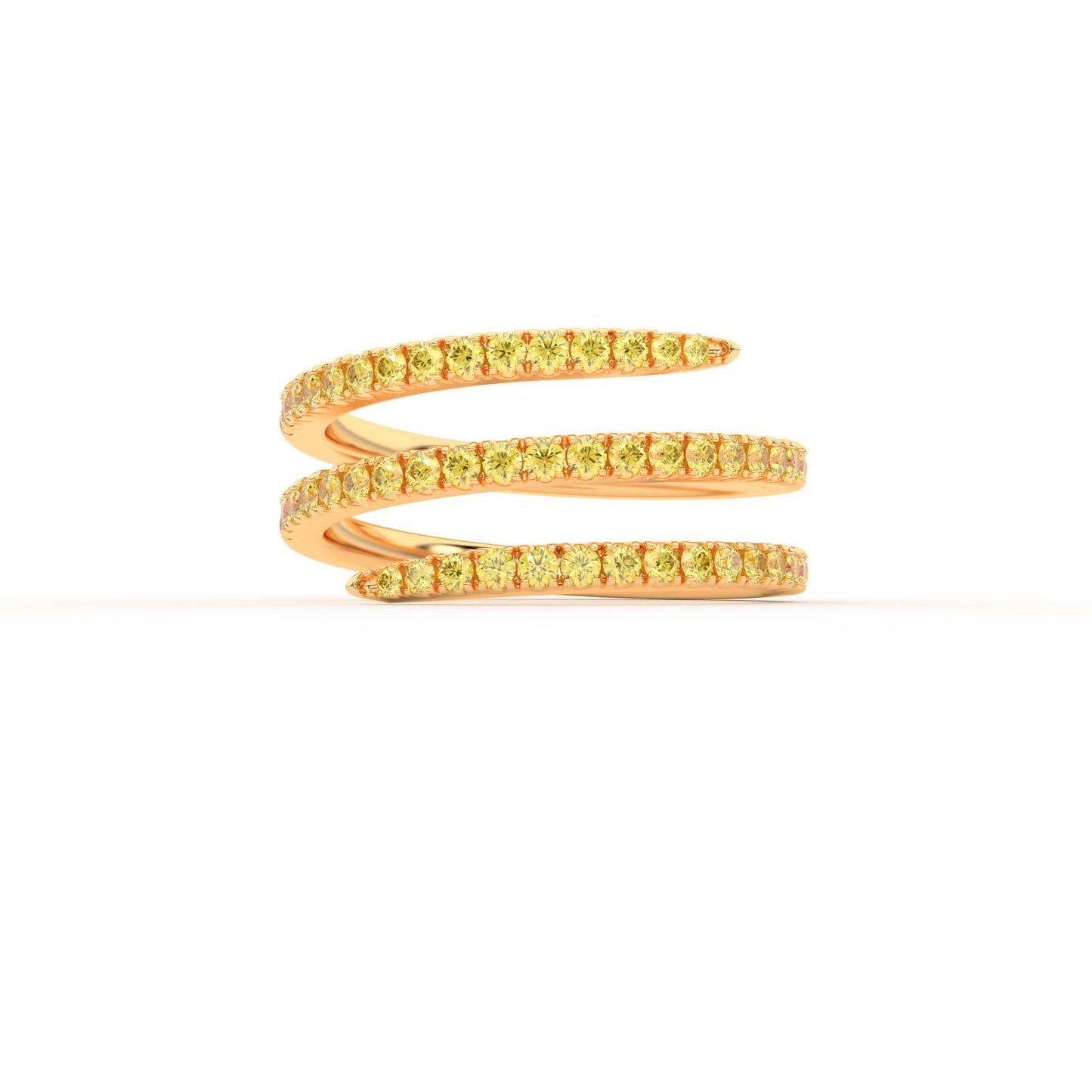 14K yellow gold, 18K yellow gold