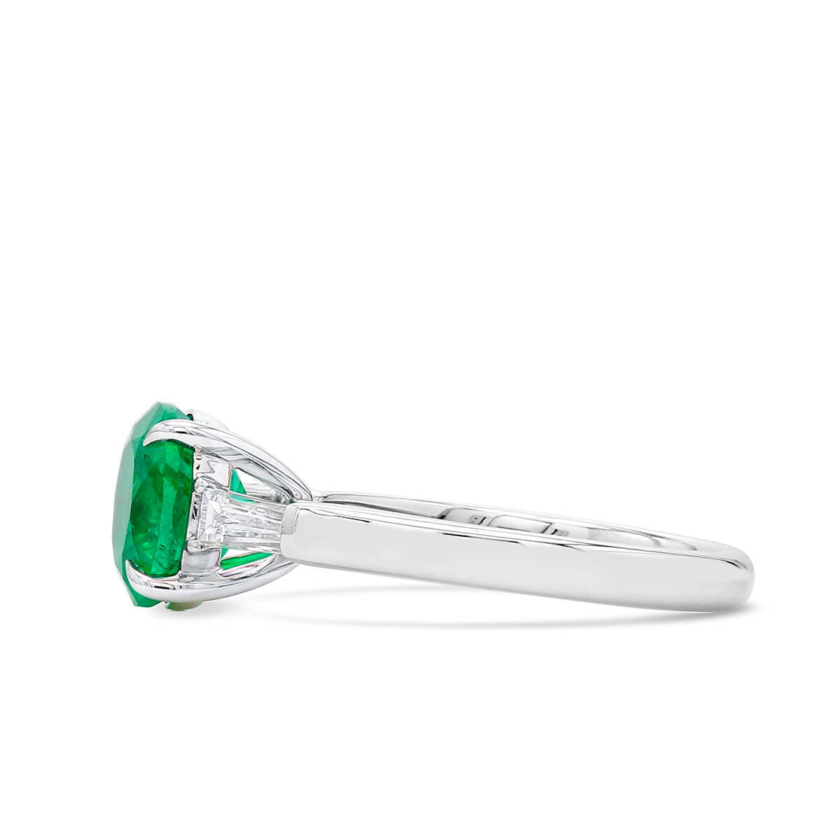 Green Emerald And Diamond Ring, 2.05 Ct. (2.38 Ct. TW), GRS2020-098739