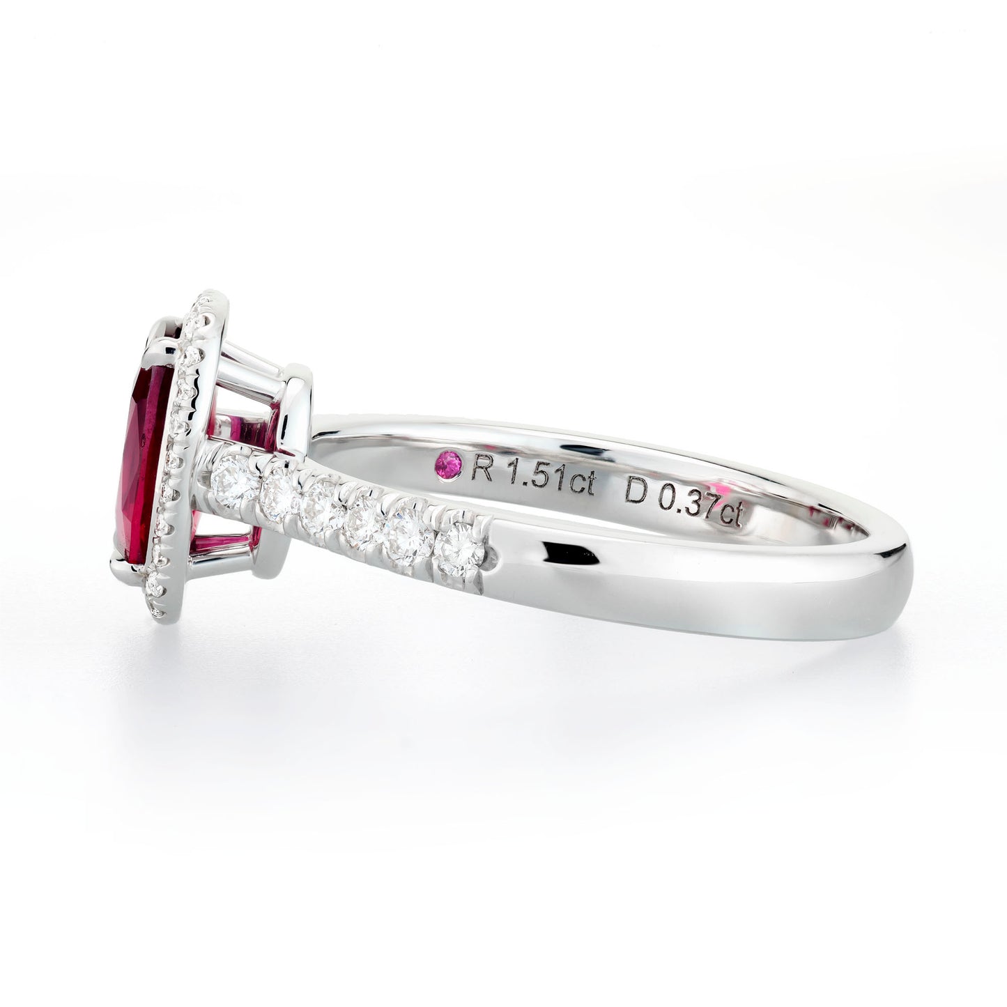 Natural Red Ruby Ring, 1.88 Ct. TW