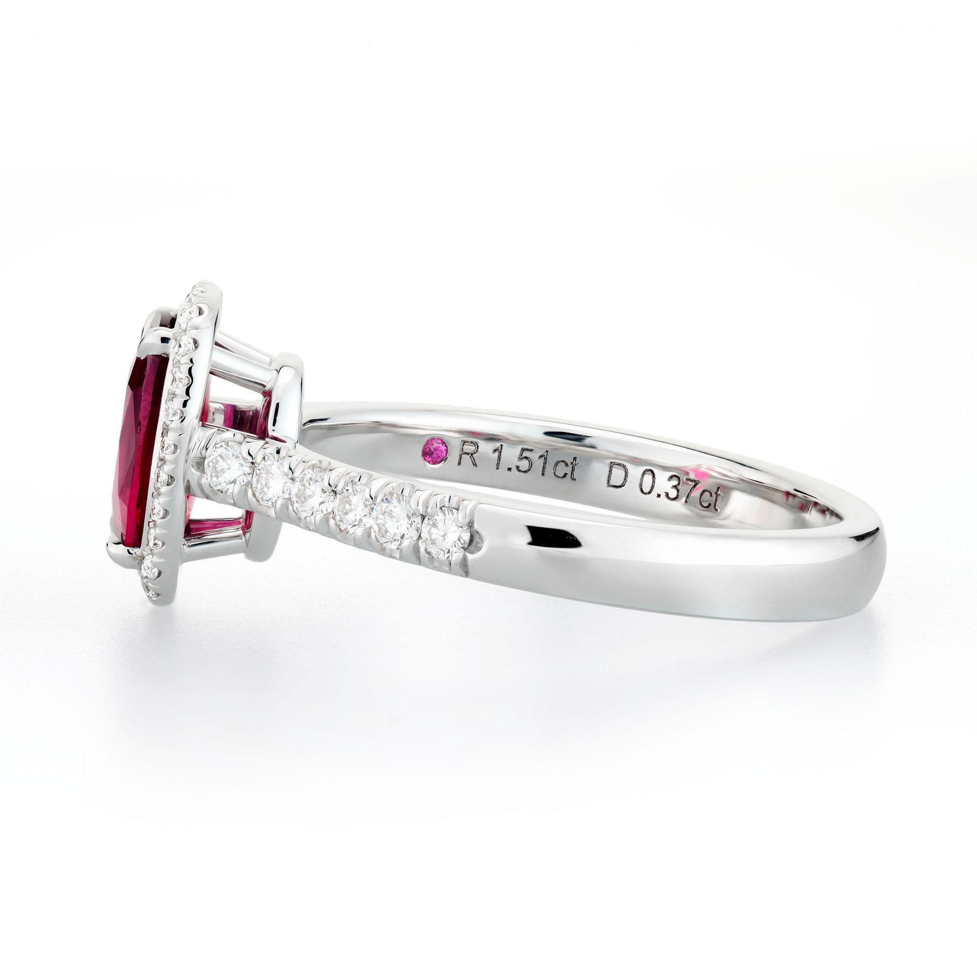 Natural Red Ruby Ring, 1.88 Ct. TW