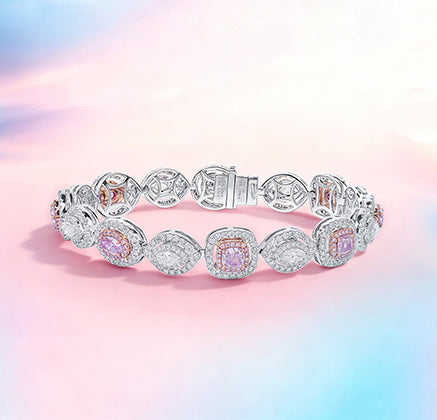 Pink Diamond Bracelets