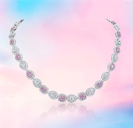 Pink Diamond Necklaces and Pendants