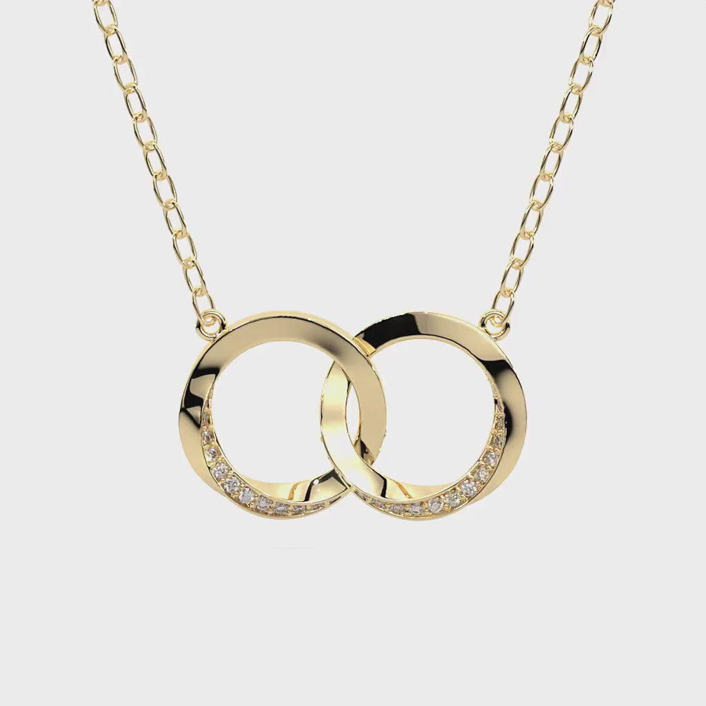 Majestic diamond pendant in yellow gold, 14K yellow gold, 18K yellow gold