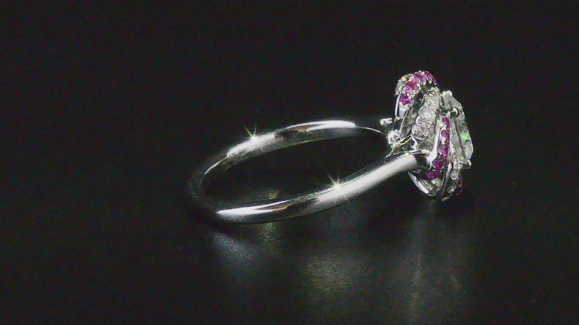 Natural Diamond Halo Ring, 18K White Gold, Round Shape, 1.43 Ct. TW