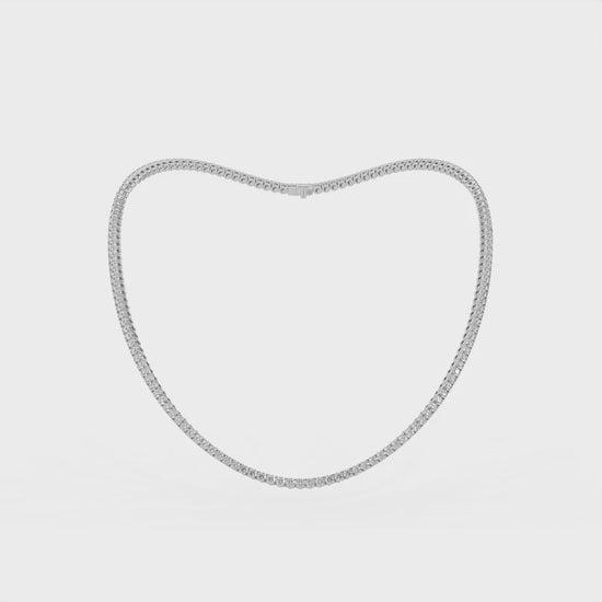 14K white gold, 18K white gold