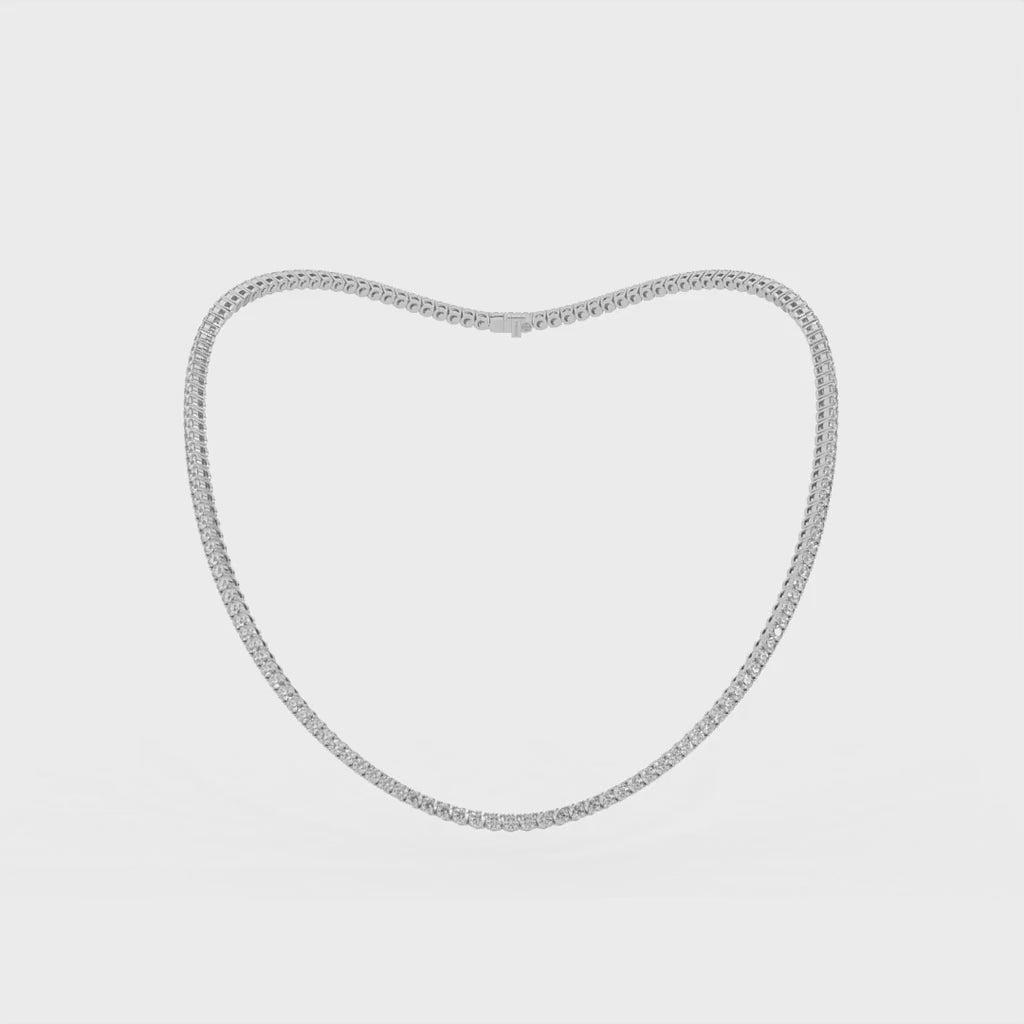 14K white gold, 18K white gold