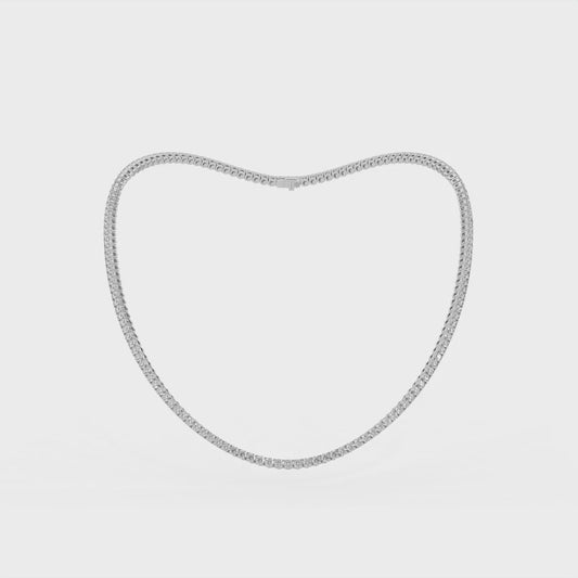 14K white gold, 18K white gold