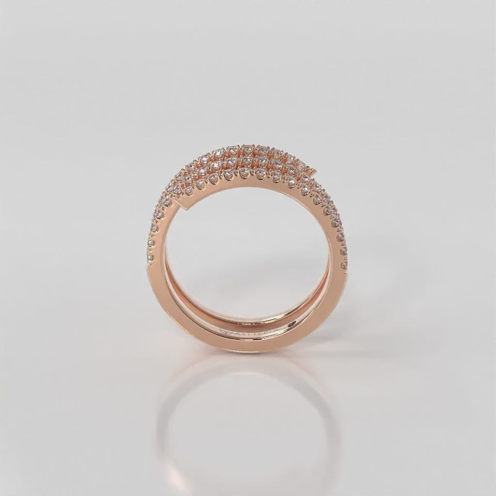 14K rose gold, 18K rose gold
