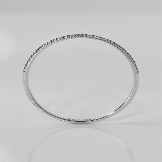 14K white gold, 18K white gold