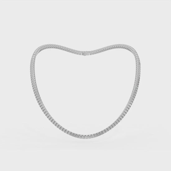 14K white gold, 18K white gold