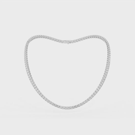 14K white gold, 18K white gold