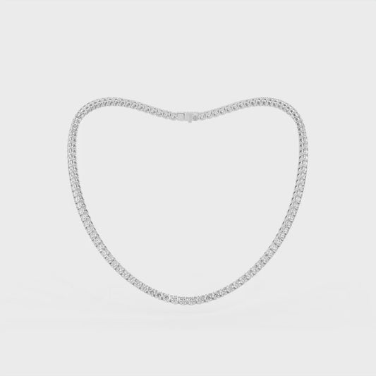 14K white gold, 18K white gold