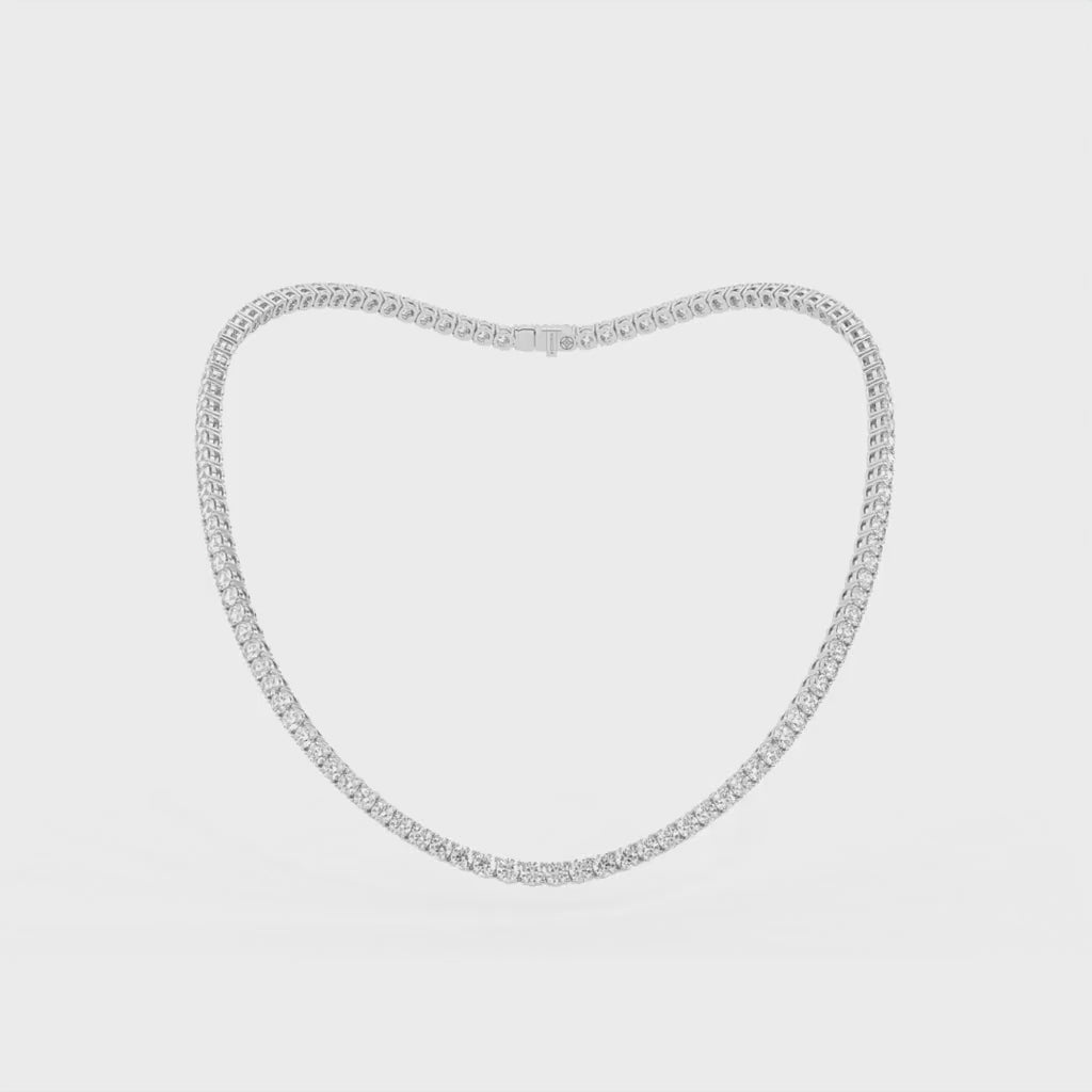 14K white gold, 18K white gold