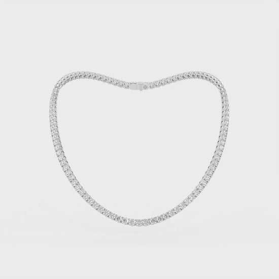 14K white gold, 18K white gold