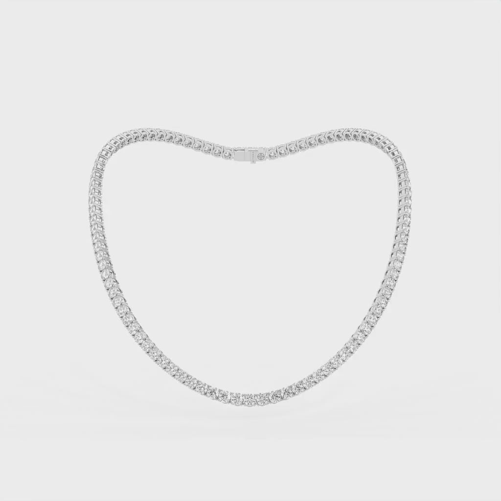 14K white gold, 18K white gold