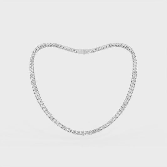 14K white gold, 18K white gold