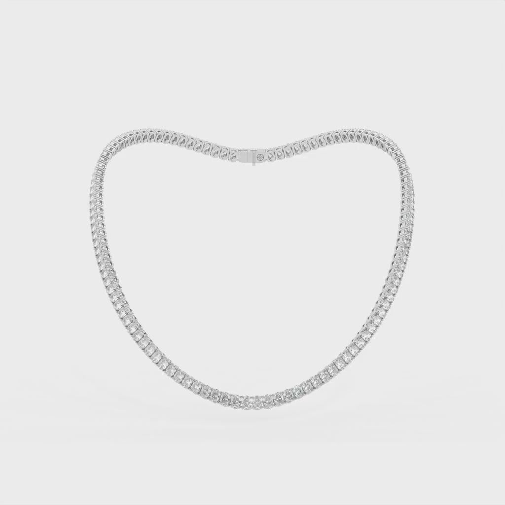 14K white gold, 18K white gold