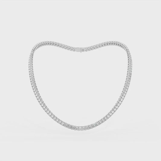 14K white gold, 18K white gold