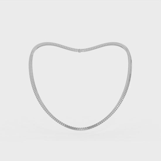 14K white gold, 18K white gold