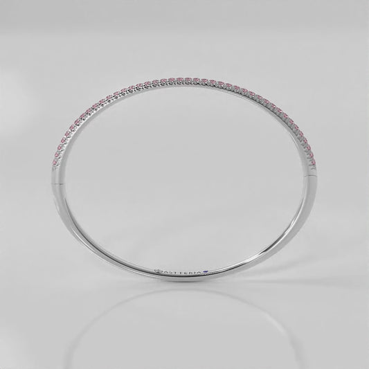 14K white gold, 18K white gold